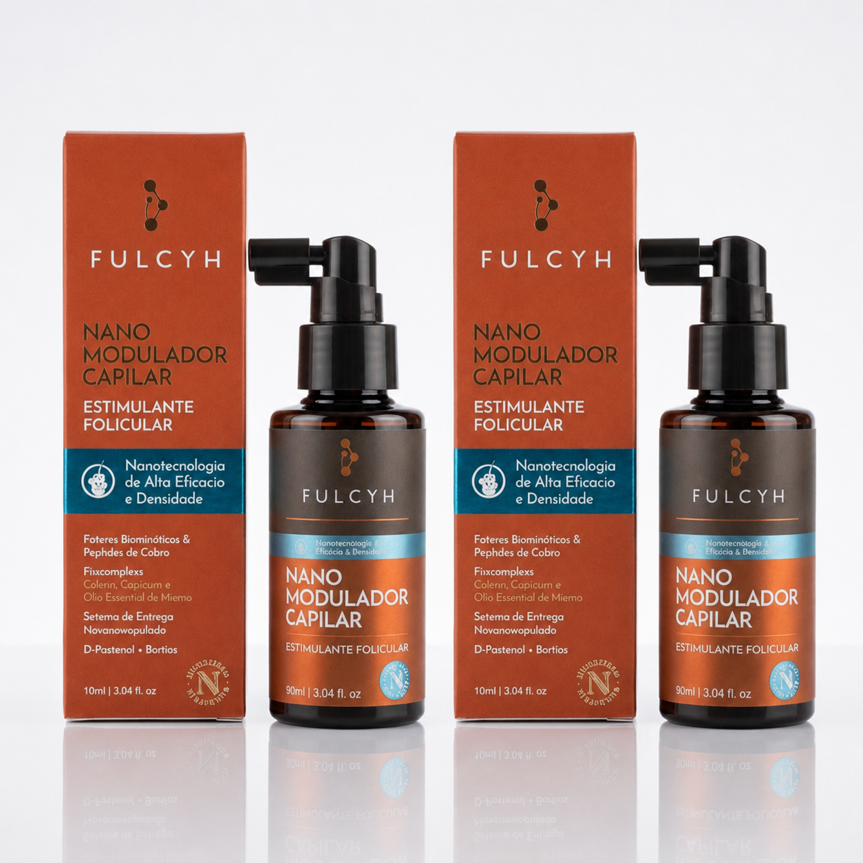 2 Nanomoduladores Capilares 90mL + Brinde